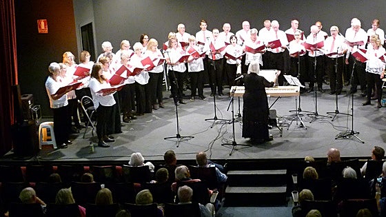 Amateur choir ends season on a high note with concert for mental illness association on the Costa