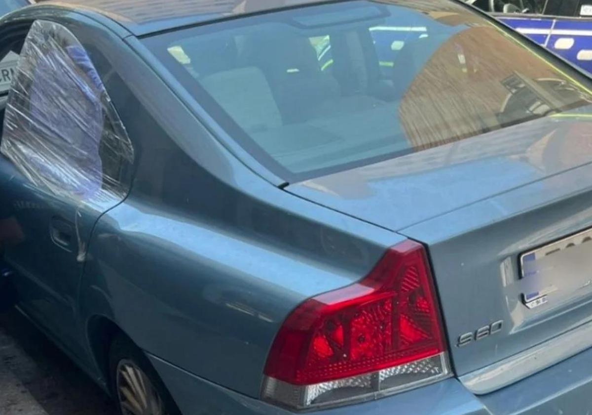 Car in which the child was found without adult supervision.