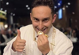 José Roldán after winning the World Baker 2025 title in Brazil.