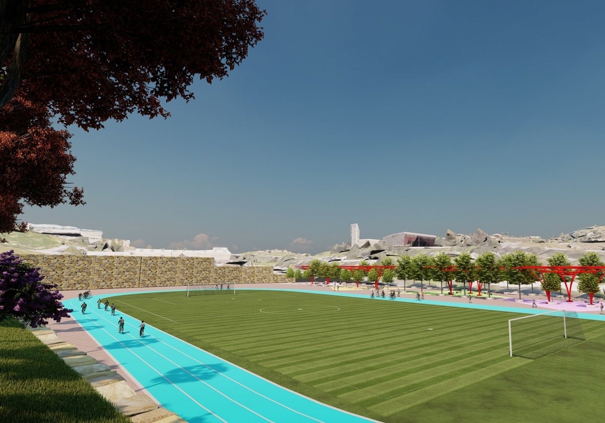 Virtual image of the velodrome project provided by Estepona town hall.