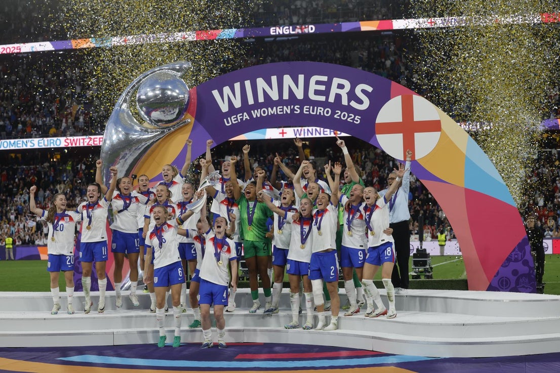 England beat Spain in Euro final - in pictures