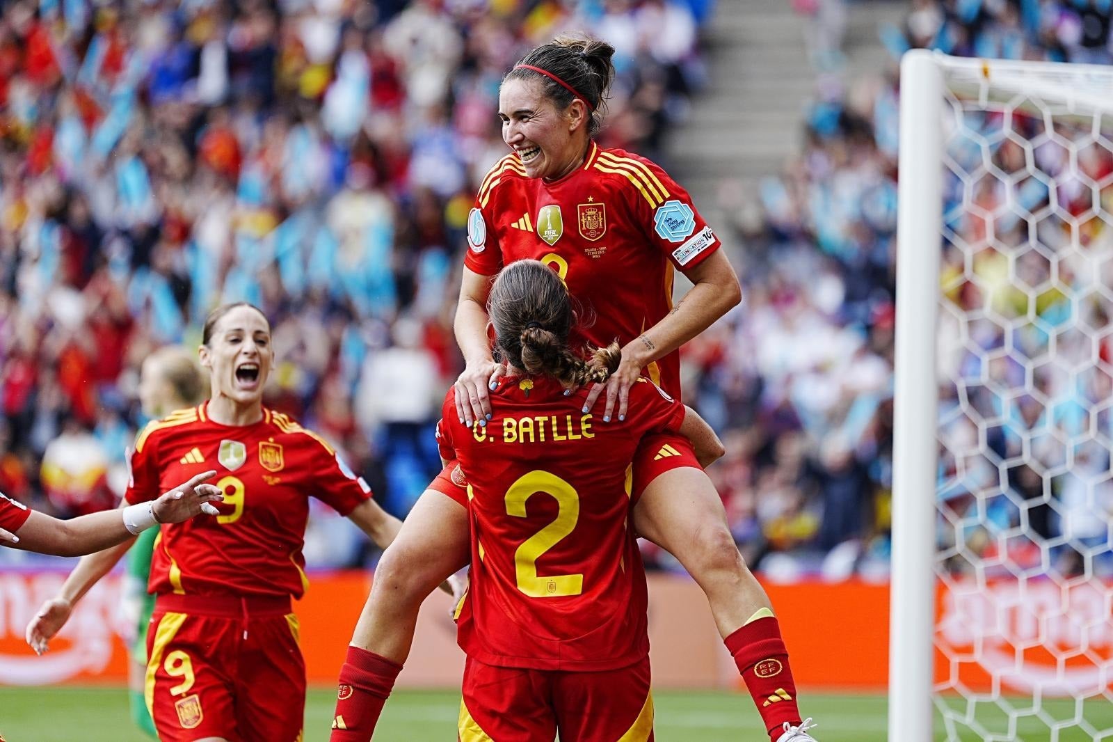England beat Spain in Euro final - in pictures