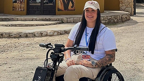 Kind-hearted Malaga business owner stumps up cash after the motor for young woman's wheelchair was stolen
