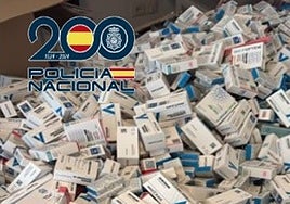 Major blow to anabolic steroid trafficking on Costa del Sol with two arrests and 78,000 packs seized