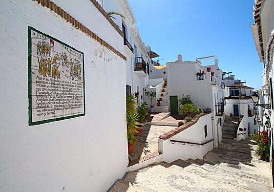 A street in Frigiliana.
