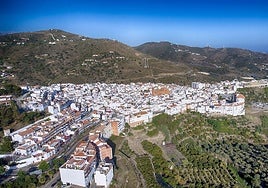 Panoramic view of Torrox Pueblo.