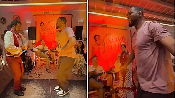Watch as Will Smith dances flamenco at El Pimpi in Marbella