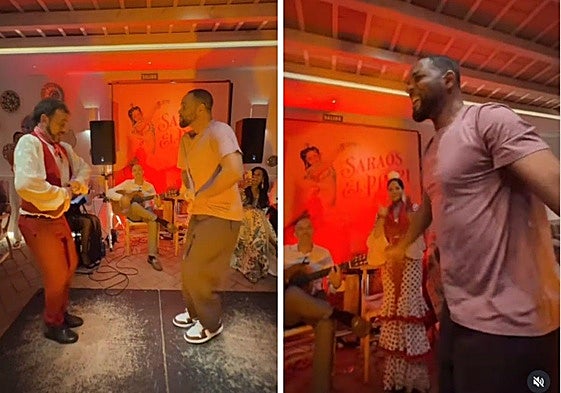 Screenshot of the video that the actor uploaded to social media.