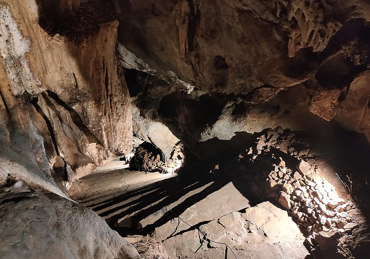 The interior of the Ardales cave.
