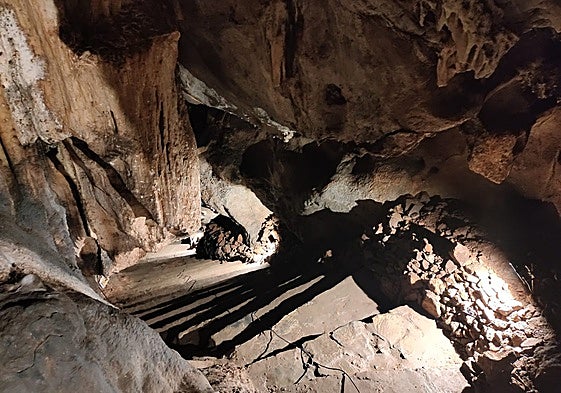 The interior of the Ardales cave.