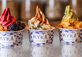 Frozen greek yoghurt parlour Myka opens its first outlet in Malaga