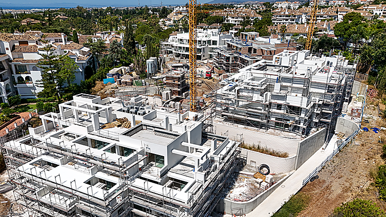 Two new luxury housing developments in Marbella enter final phase of construction