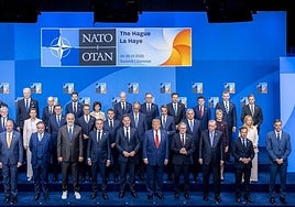Pedro Sánchez, slightly sidelined at the last Nato summit