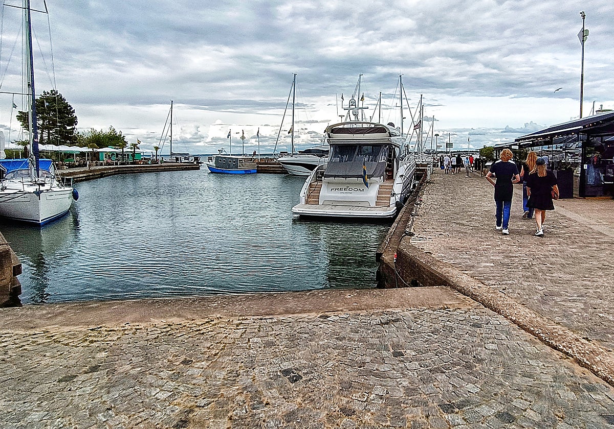 Båstad's marina.