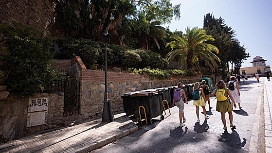Emergency work carried out to prevent the deterioration of Malaga's Alcazaba