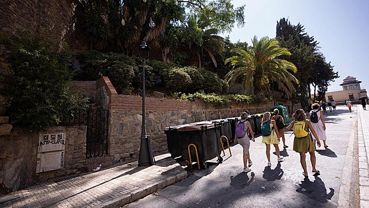Emergency work carried out to prevent the deterioration of Malaga's Alcazaba