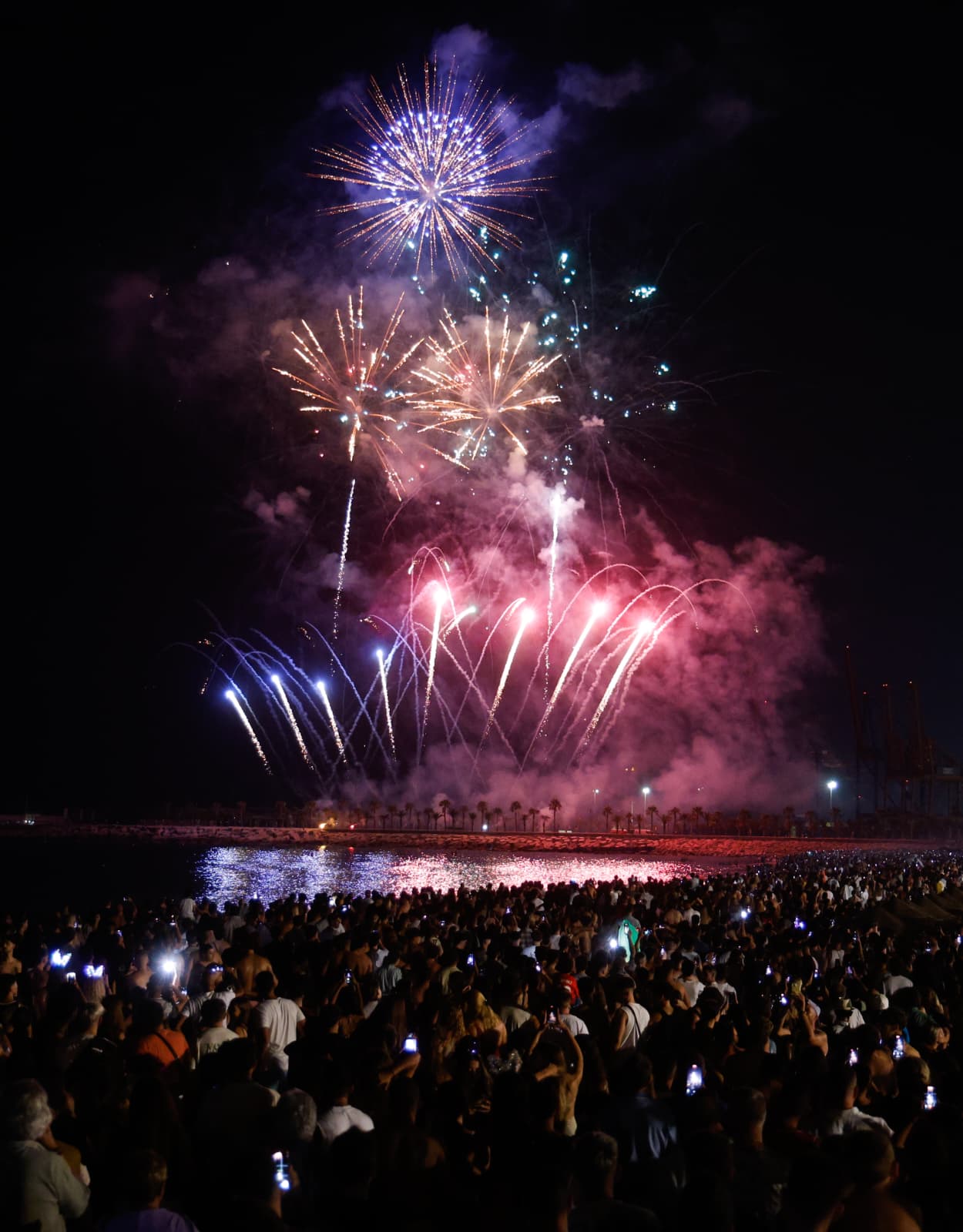 Malaga kicks off eight days of partying with fireworks and drone show
