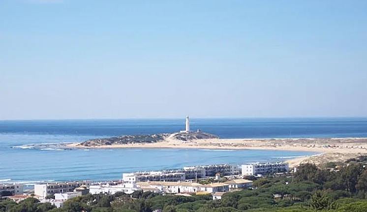 The Trafalgar lighthouse, located on the cape of the same name, dominates the entire area.