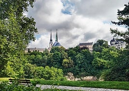 Much greenery, thanks to rains.