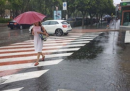 Showers are expected from this afternoon in parts of Andalucía.