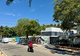 Current appearance of the exterior of the building that will be used to expand the health centre.