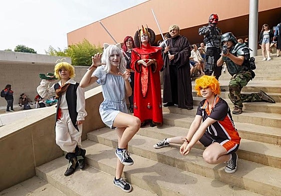 File image of various cosplayers.
