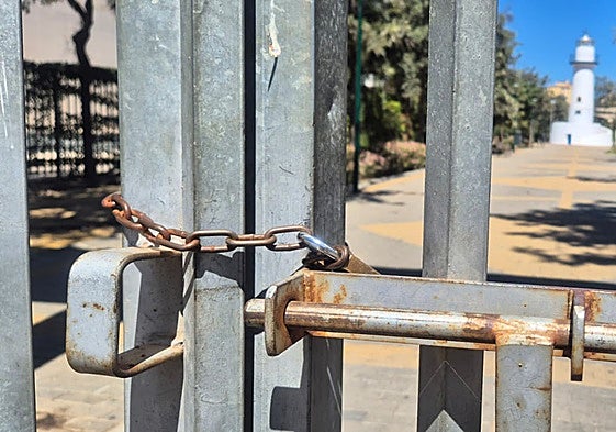 Huelin park has been closed to the public since Wednesday.