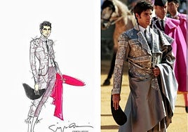 The famous costume or 'traje de luces'.