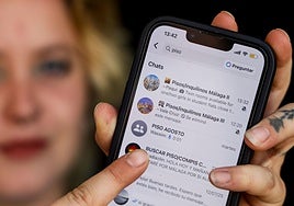 Samantha Bontempi is looking for another room, so she keeps all the property search WhatsApp groups on her mobile.