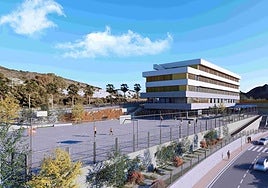 Image of the project for the new secondary school in Benalmádena Pueblo.