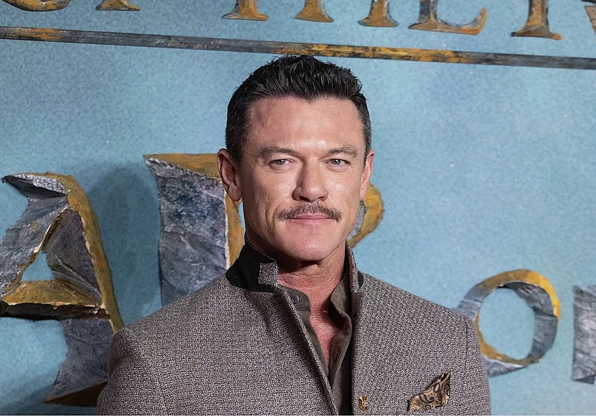 Welsh actor Luke Evans.