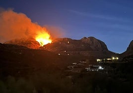 The area where the fire originated.