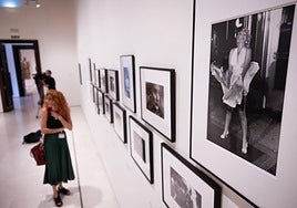 The iconic picture of Marilyn Monroe and other photographs.