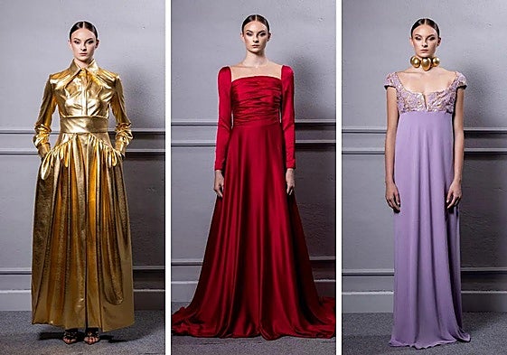 Three of Rafael Urquizar's designs.