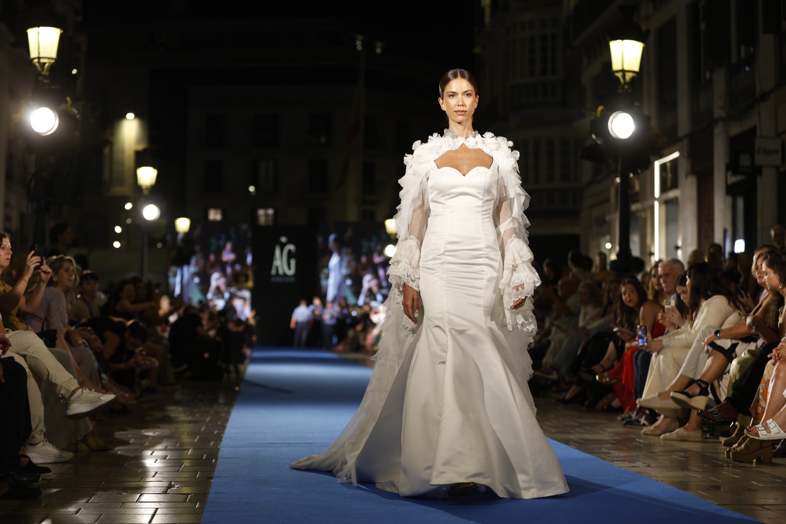 Aurora Gaviño en la Pasarela Larios.