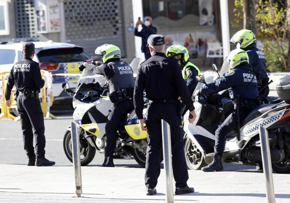 Benidorm Local Police officers.