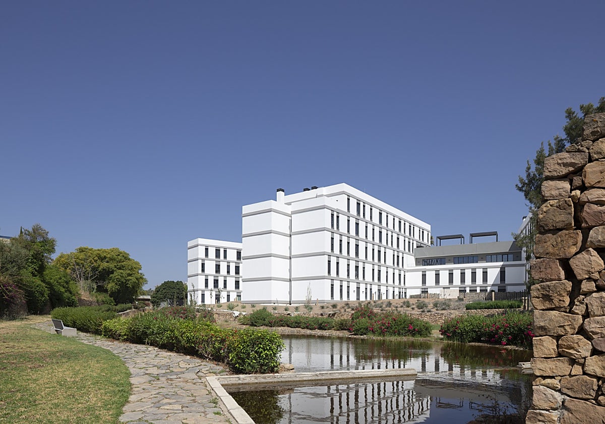 The new apartment building in the technopolis.