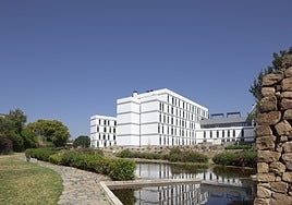 The new apartment building in the technopolis.