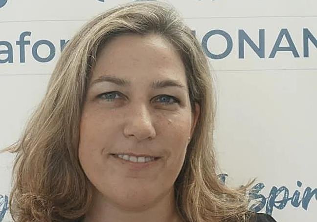 Researcher Isabel Barragán.