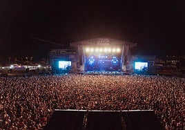 Festival-goers at this year's Weekend Beach event in Torre del Mar