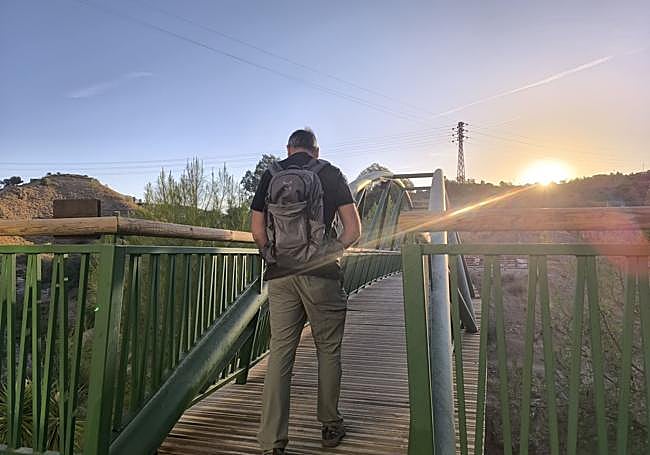 You have to cross this bridge to go to the other side of the stream.