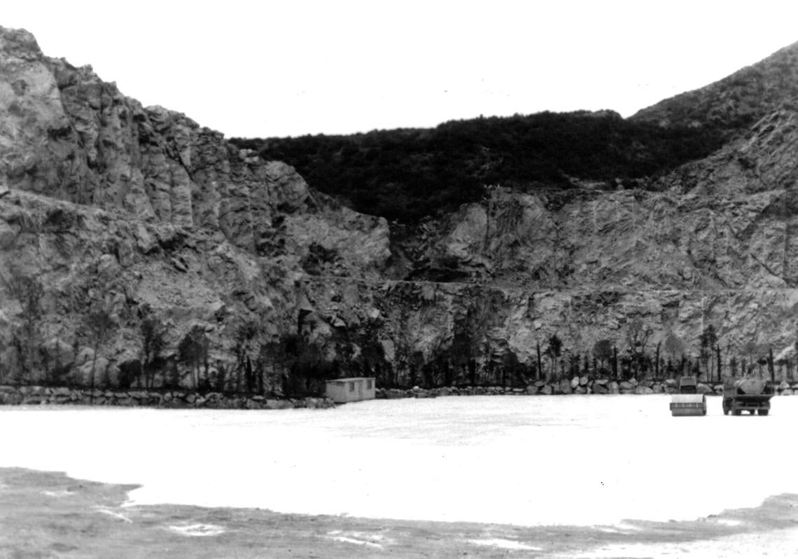 Imagen antes - The first concert that the Starlite festival venue held was in 2012.