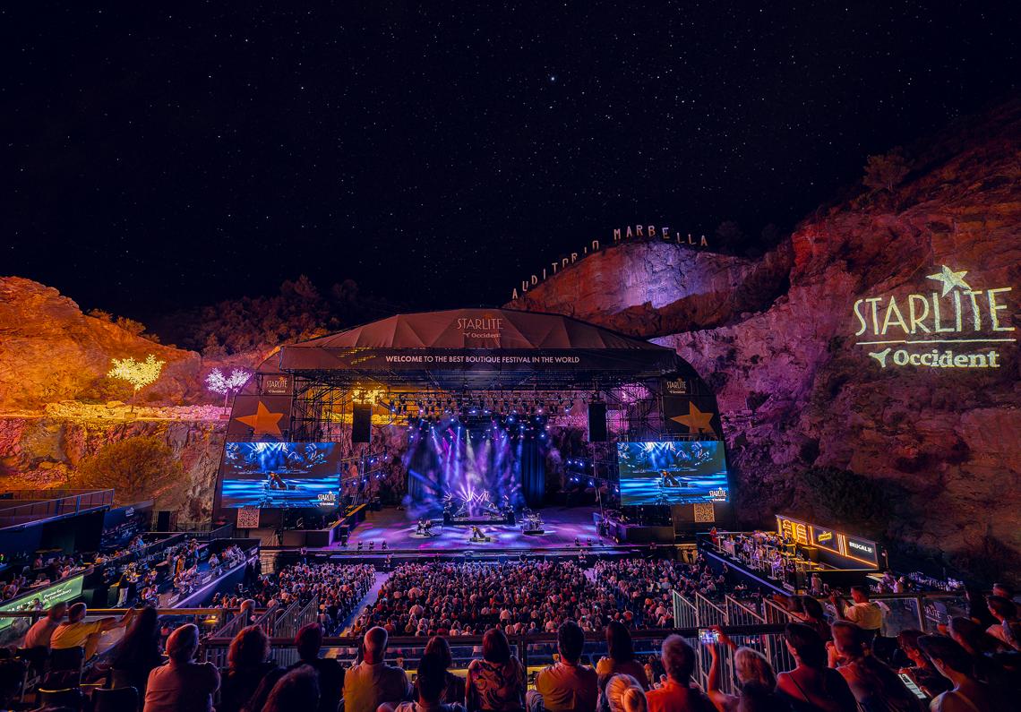 Imagen después - The first concert that the Starlite festival venue held was in 2012.