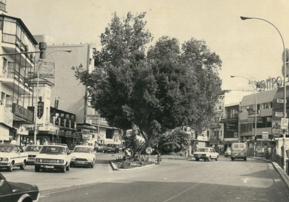 Imagen antes - Today, this pedestrianised street is hardly recognisable.