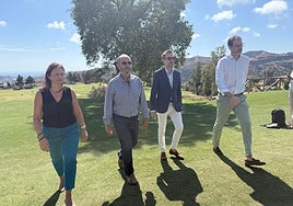 Councillors and representatives from La Cala Golf resort.