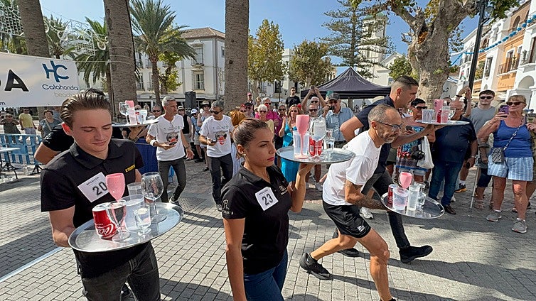 Who's the fastest waiter on the eastern Costa del Sol?