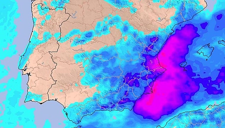 Red 'extreme risk' alerts activated for torrential rain in Spain ahead of arrival of 'Dana' Alice