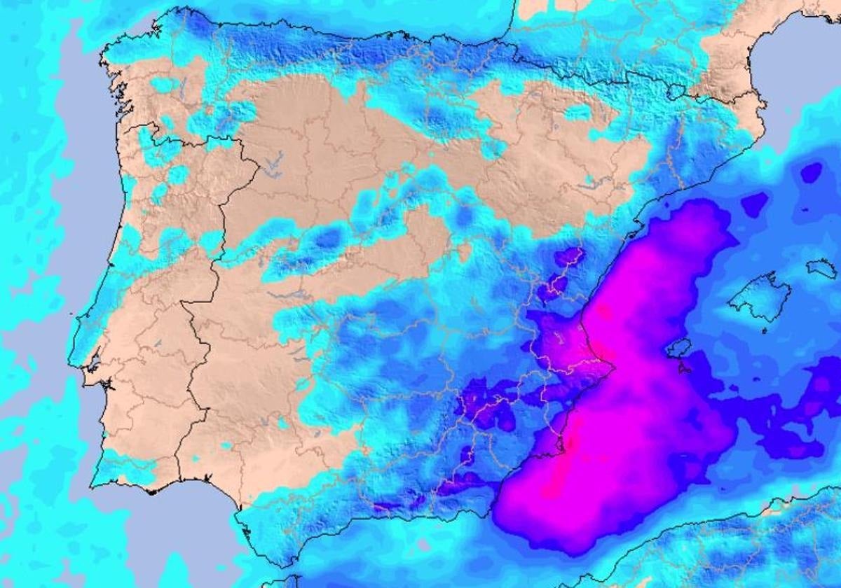 Red 'extreme risk' alerts activated for torrential rain in Spain ahead of arrival of 'Dana' Alice