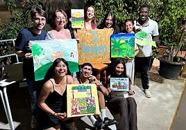 Participants during the cultural exchange.