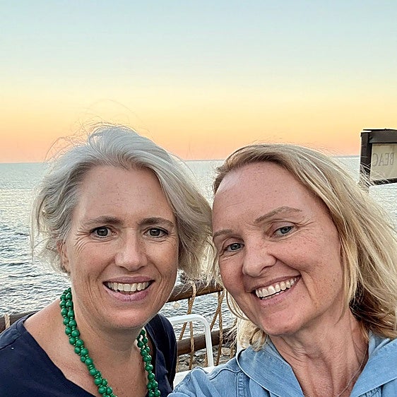 Founders Emma Thorne Lees and Louise Hazleden.